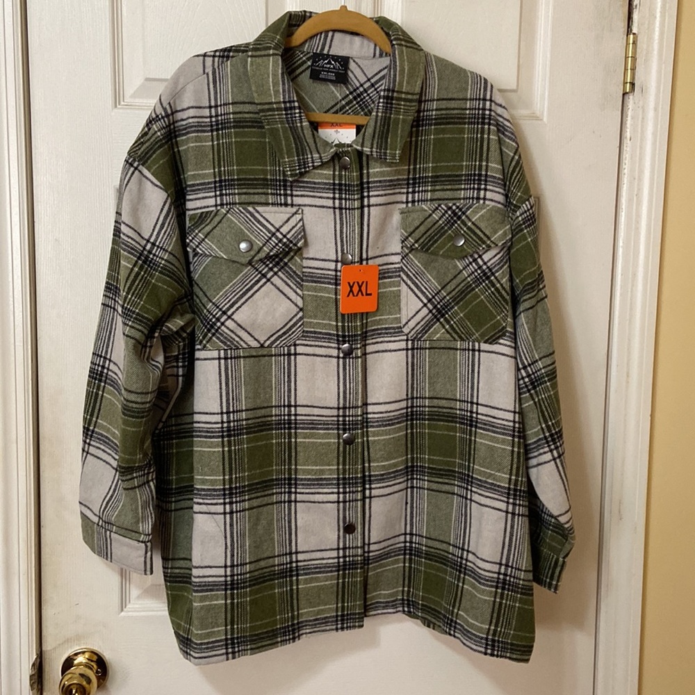 HFX Plaid Shacket